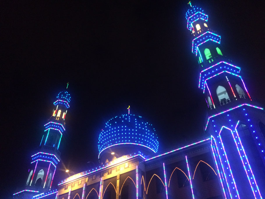 Moschee bei Nacht