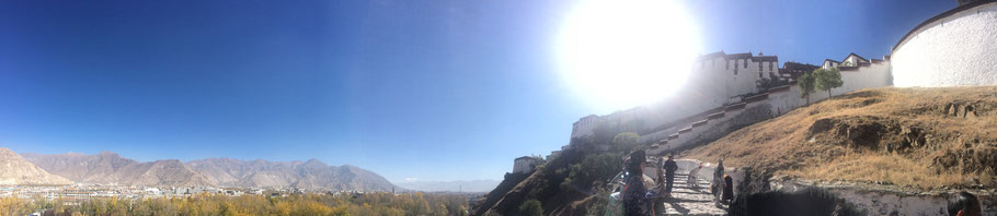 Panorama Aufnahme Potala Palace