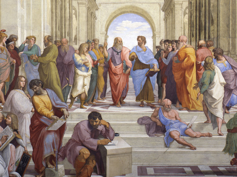 Raffaello, "Scuola di Atene"