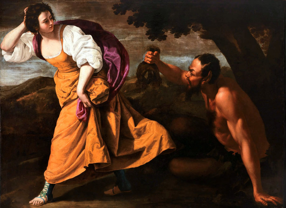 Artemisia Gentileschi, "Corisca and the Satyr"