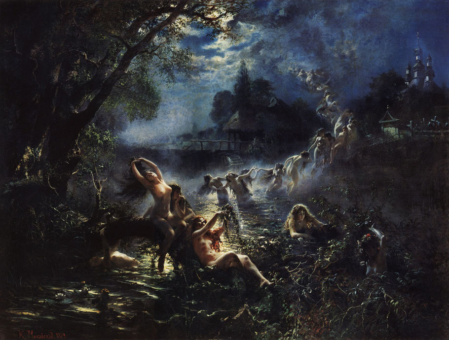 K. Makovsky, "Sirene" (1879)