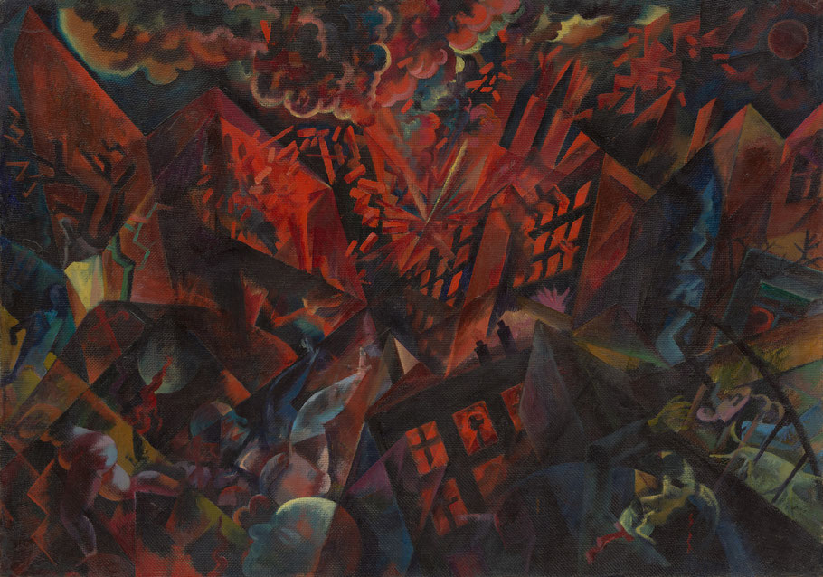 George Grosz, "Esplosione" (1917)
