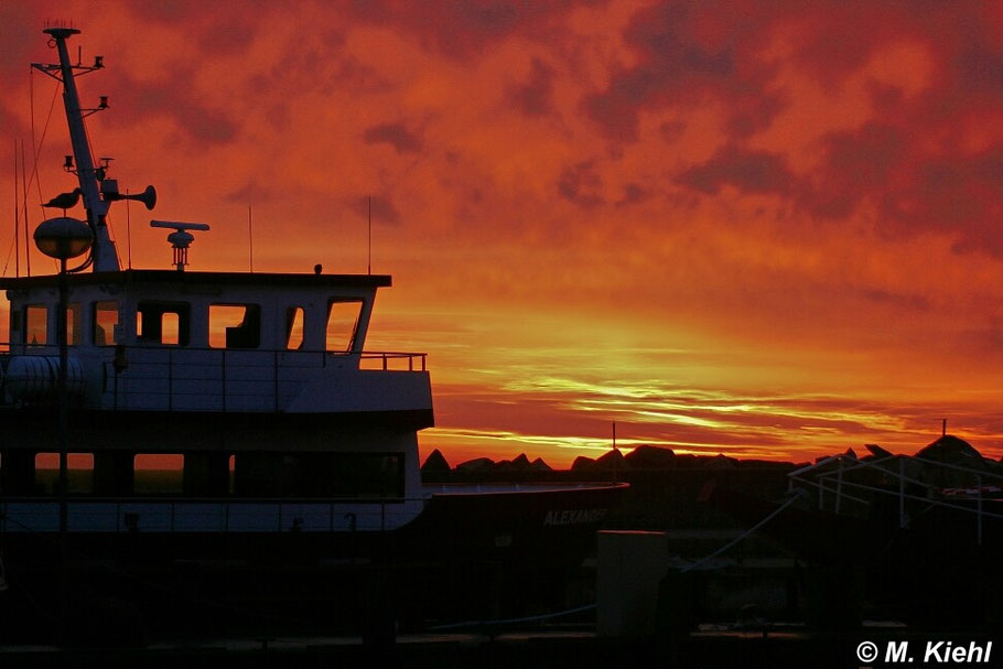 Sonnenaufgang Sassnitz Hafen 2014 
