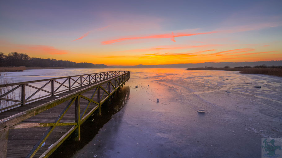 Schmachter See im Eis