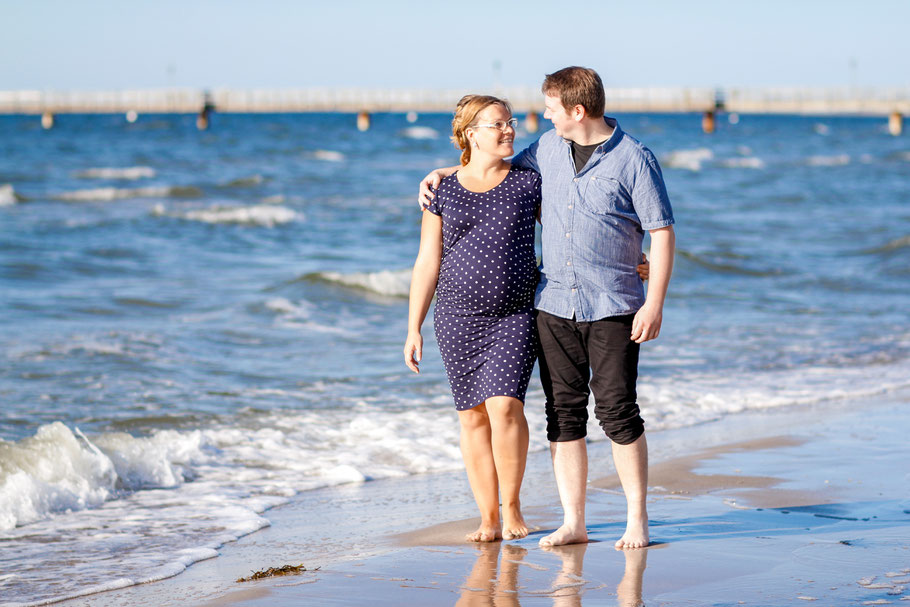 Schwangerschaft| Hendrikje Richert Fotografie| Strandshooting, Ostsee, Greifswald