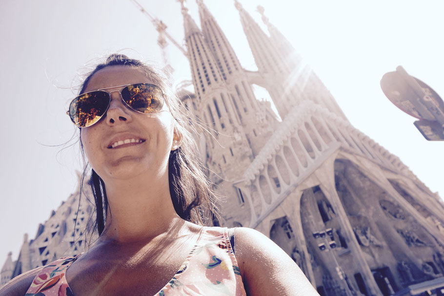 La Sagrada Familia – mit eines der beeindruckendsten Bauwerke die ich bisher gesehen habe, von Antoni Gaudí