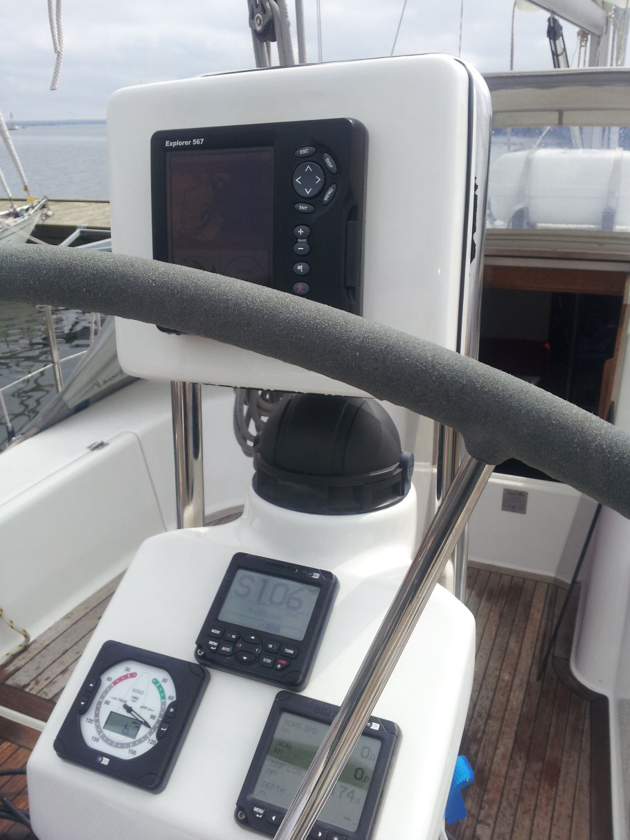 Inzwischen mit dem neuem Touchscreen Plotter NSS 8 von Simrad