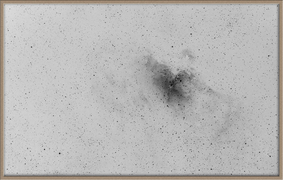 Messier 16 inverted image / M 16 invertierte Aufnahme