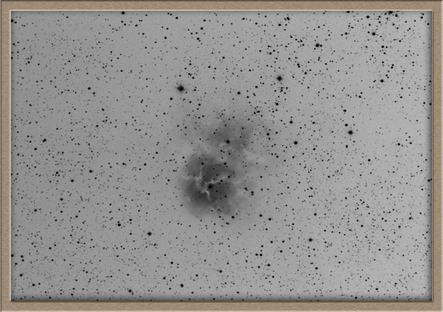  Messier 20 Trifidnebula inverted image / M 20 Trifidnebel invertierte Aufnahme MeixnerObservatorium