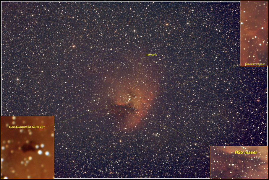 NGC 281 Details  - MeixnerObservatorium