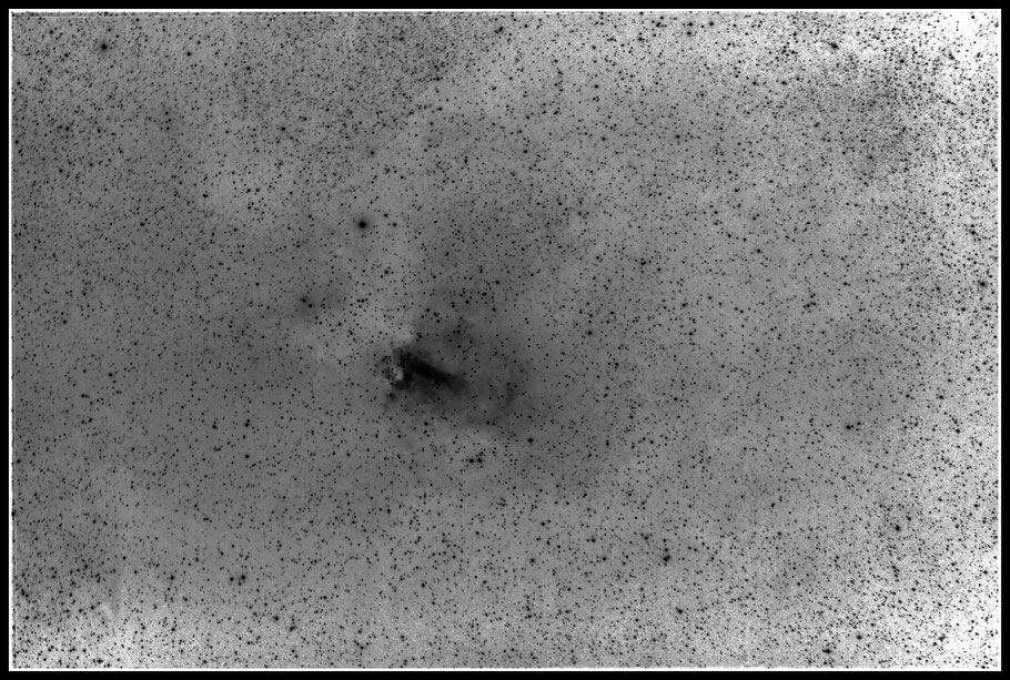 Messier 17 inverted image / M 16 invertierte Aufnahme MeixnerObservatorium