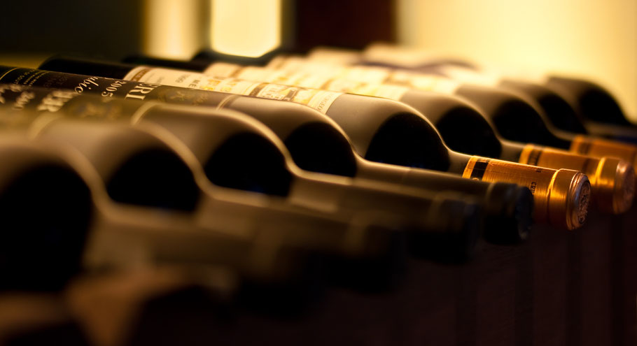 Bouteilles de grands crus bordelais