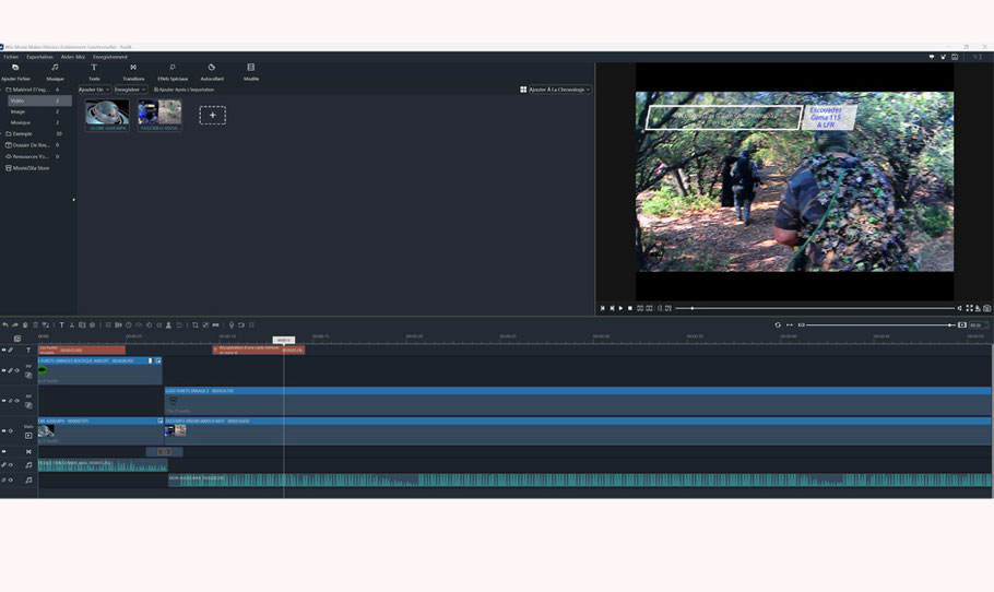 Montage vidéo avec le logiciel "Win Movie Maker"