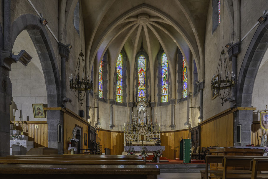 Bild: Im Innern der Église du Sacré-Coeur de Castellane
