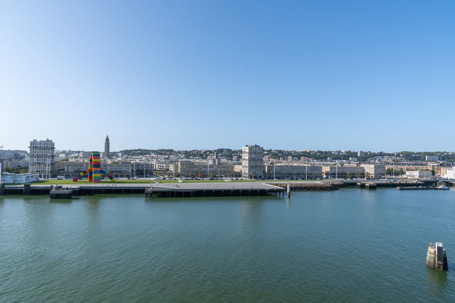 Bild: Blick auf Le Havre in der Normandie im Departement Seine-Maritime