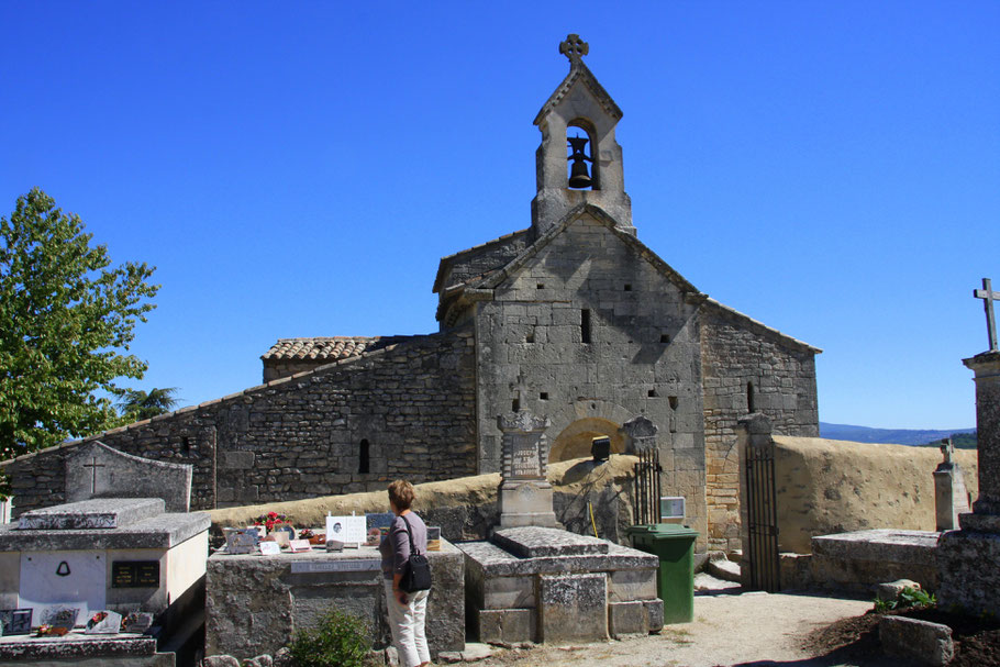 Bild: Église Nécropole Rupestre aus dem 12. Jh. in Gordes St. Pantaléon 