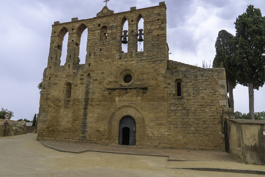 Bild: L´Església de Sant Esteve in Peratallada, Katalonien, Spanien