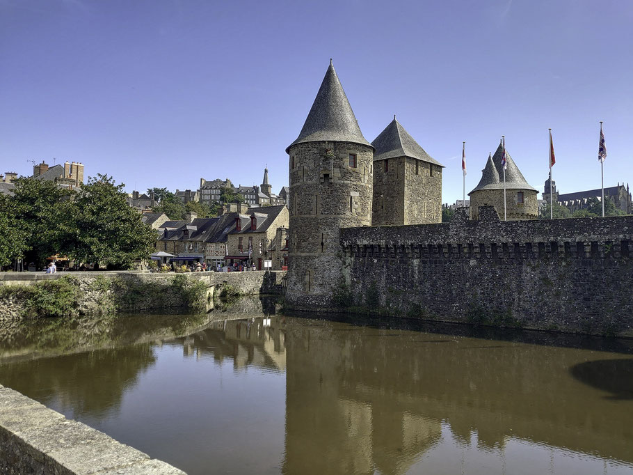 Bild: Blick auf das Château de Fougères