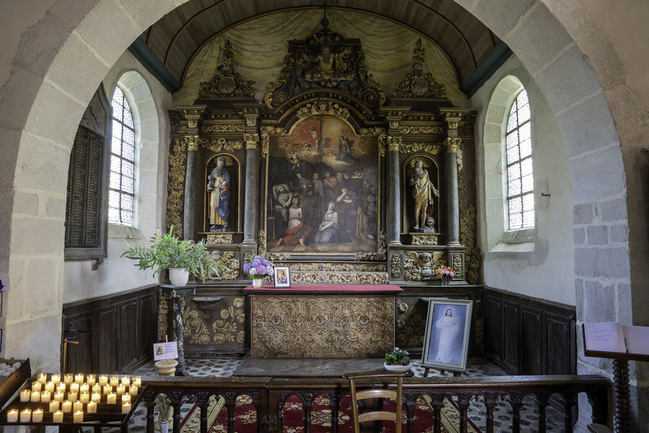 Bild: Kapelle des Sterbenden in der Église Notre-Dame de Croas-Batz in Rosscoff 