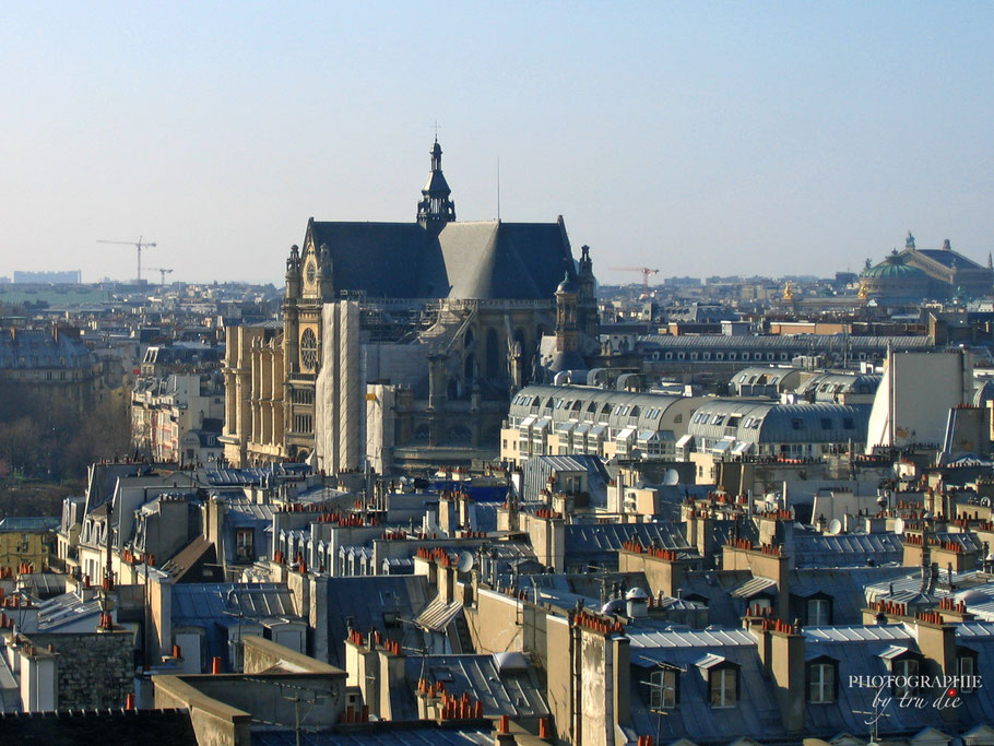 Bild: Ausblick vom Centre Pompidou in Paris