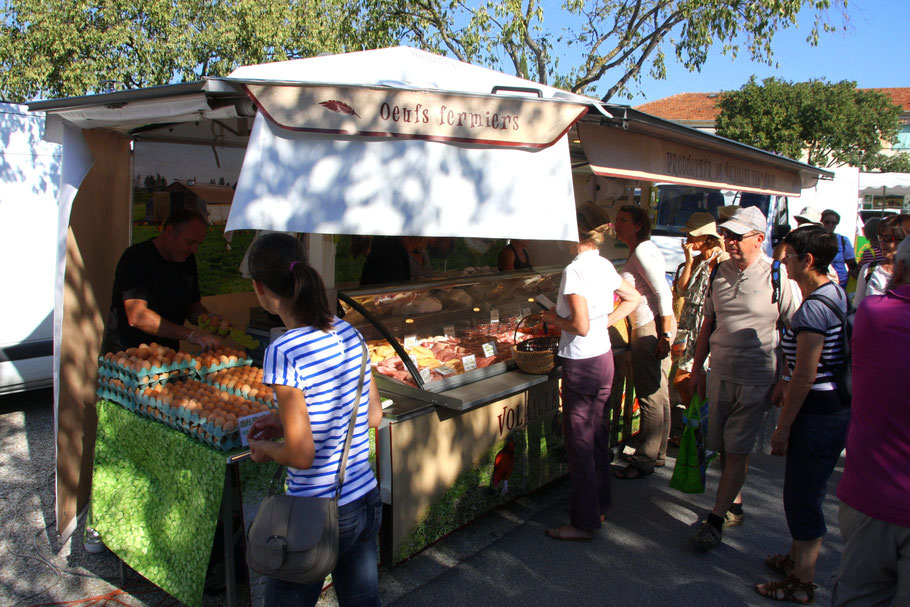 Bild: Markt in Coustellet