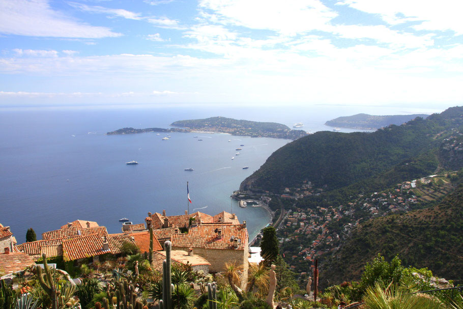 Bild: Blick auf die Halbinsel Cap Ferrat von Èze aus gesehen