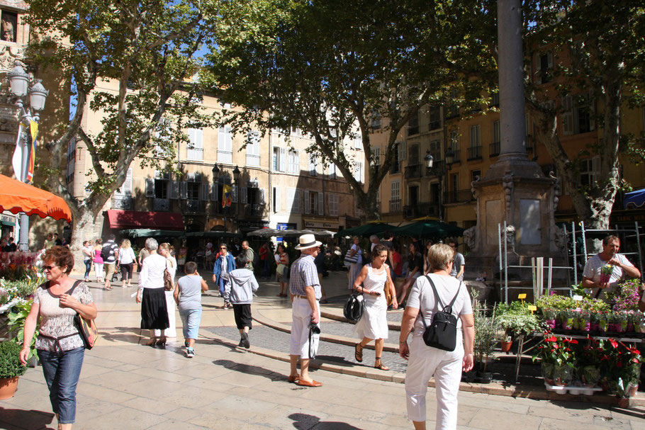 Bild: Markt in Aix-en-Provence