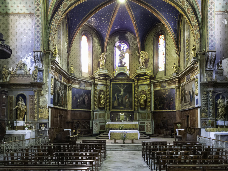 Bild: Tarascon-sur-Ariège im Département Ariège, hier Église Notre-Dame-de-la-Daurade im Innern