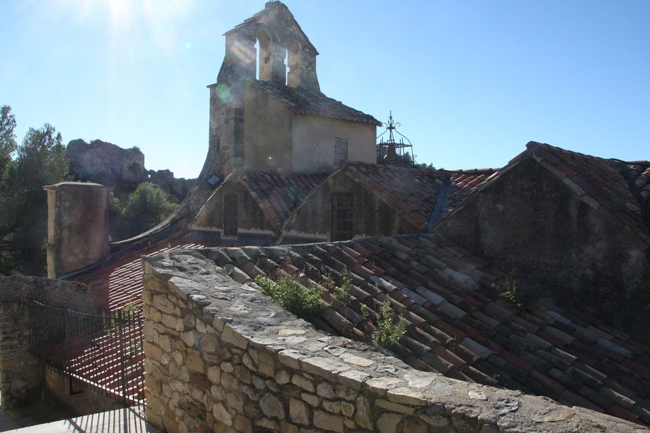 Bild: Glockenturm der Kirche in Gigondas