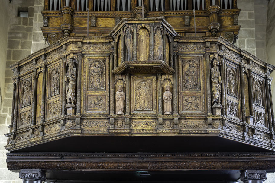 Bild: die Orgel in der Église Notre-Dame de Croas-Batz in Rosscoff  
