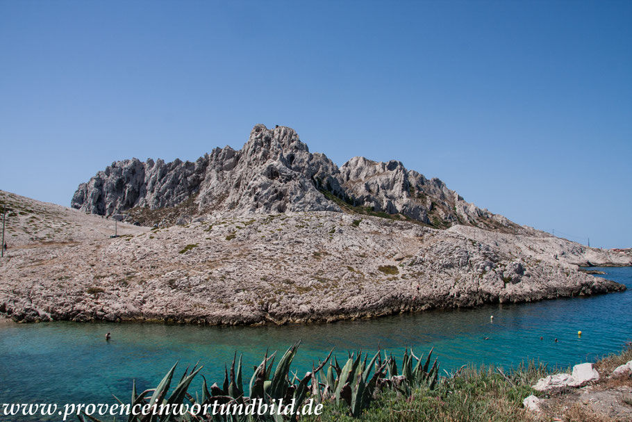 Bild: Anse de la Marsonaise hinter Les Goudes, ideal zum schnorcheln 