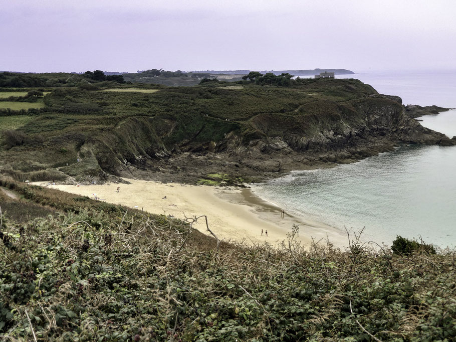 Bild: Plage du Saussaye auf der gleichen Küstenstraße zwischen Cancale und Saint-Malo