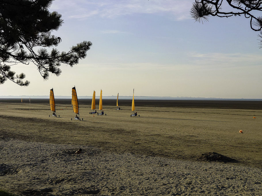 Bild: Strandsegler beim in Cherrueix