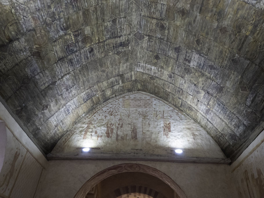 Bild: Die Decke in der Kirche von Saint-Cénéri-le-Gèrei 