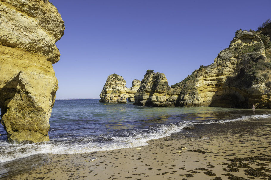 Bild: Praia do Camilo an der Felsenküste von Lagos an der Algarve