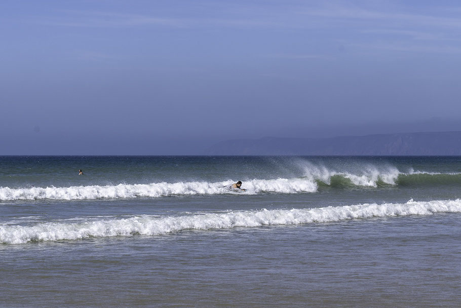 Bild: Badende an der Dunes de Biville