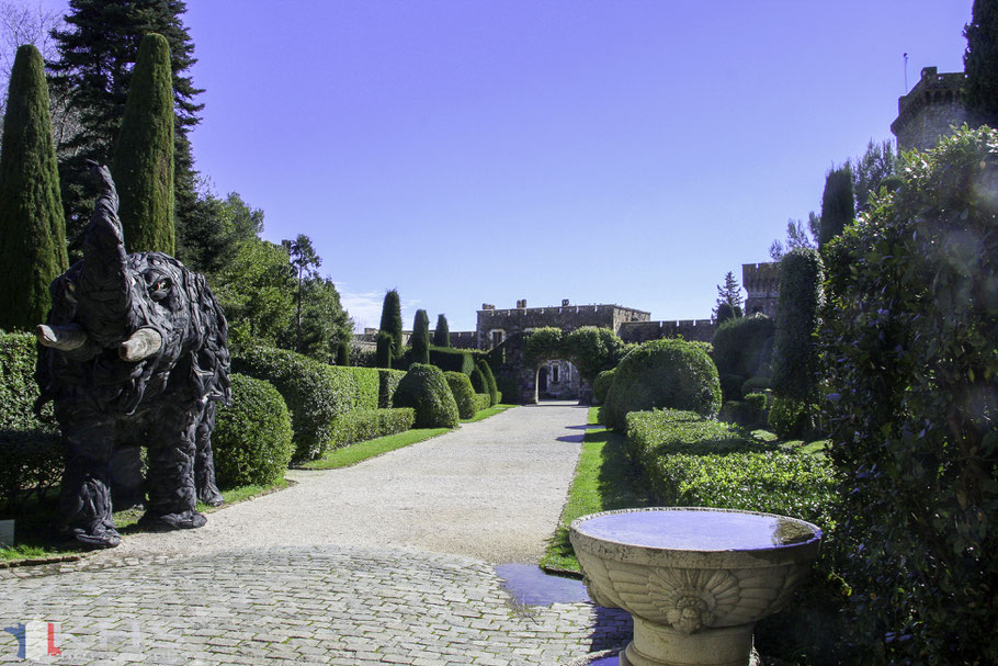 Bild: Garten des Château La Napoule