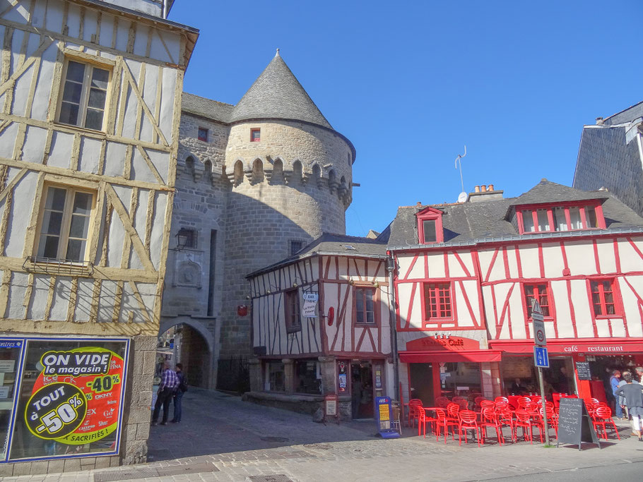 Bild: In der Altstadt von Vannes 