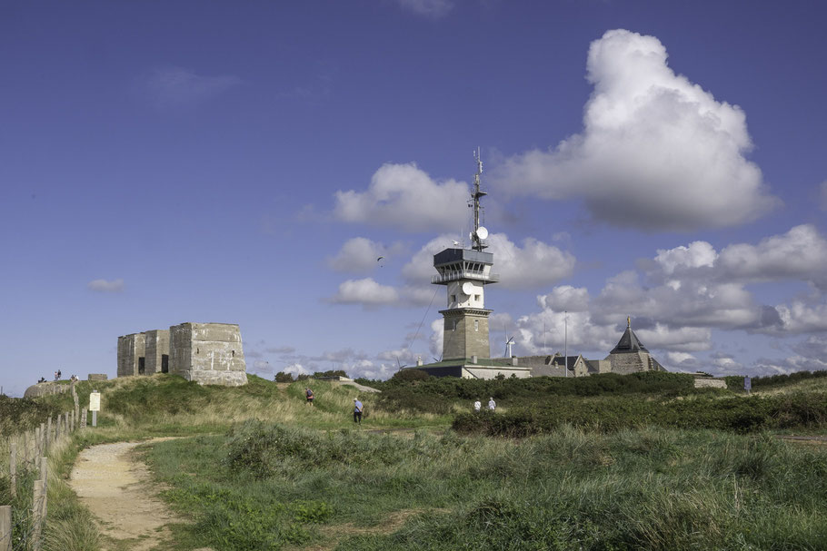 Bild: Bunkeranlage und Radarstation auf Cap Fagnet