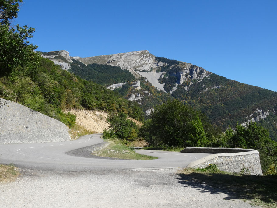 Bild: Gebirgsstraße nach Sisteron