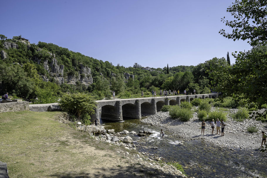 Bild: Pont submersible in Labeaume