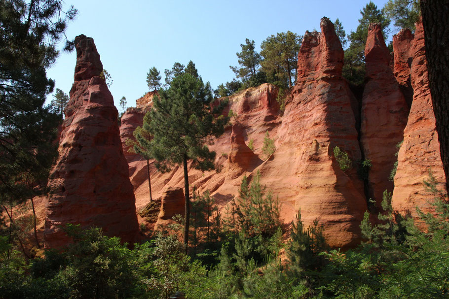 Bild: Ockerberge Roussillon Vaucluse