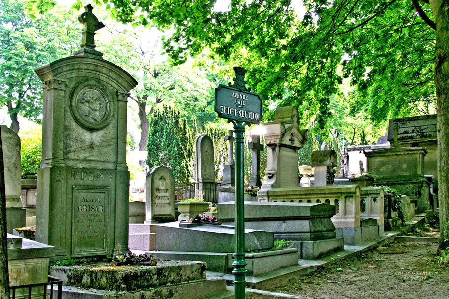 Bild: Cimetière du Père Lachaise in Paris, Frankreich 