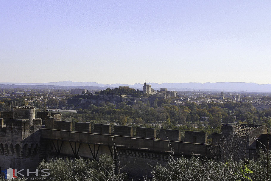 Bild: Blick vom Fort Saint André in Villeneuve-lés-Avignon