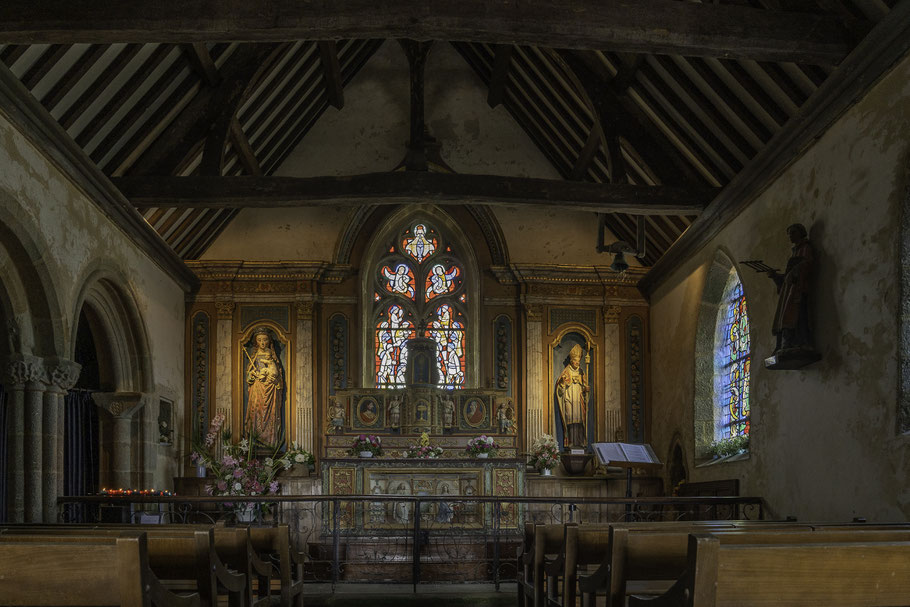 Bild: Blick in die Chapelle Notre-Dame de Penhors  