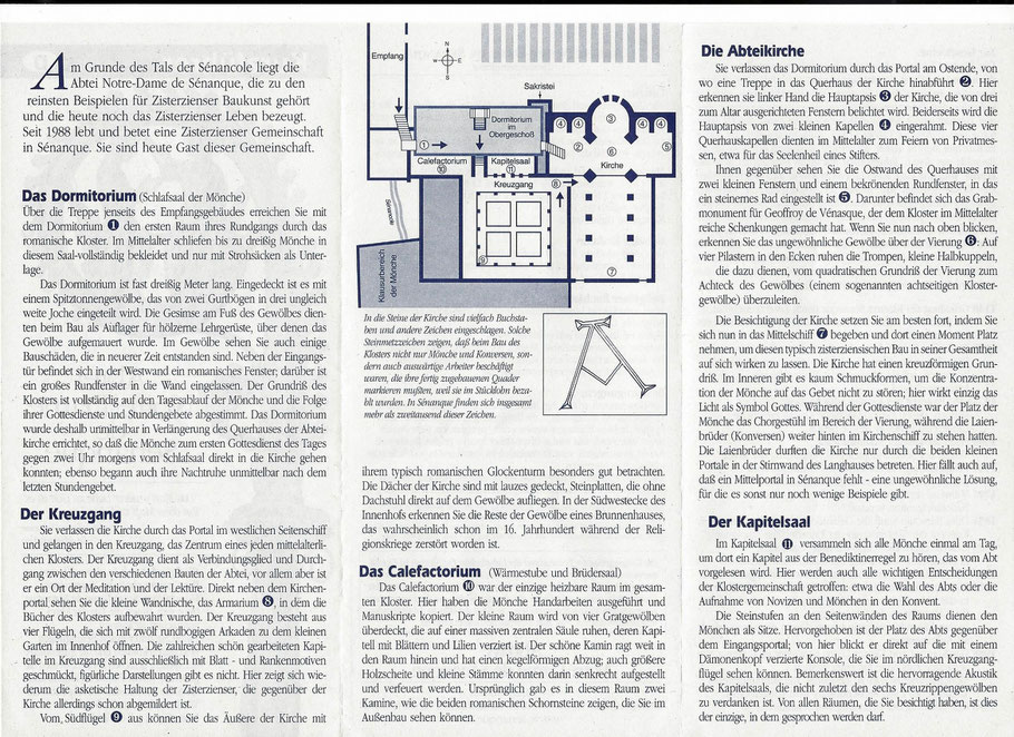 Bild: Beschreibung der Abbaye Notre-Dame de Sénanque