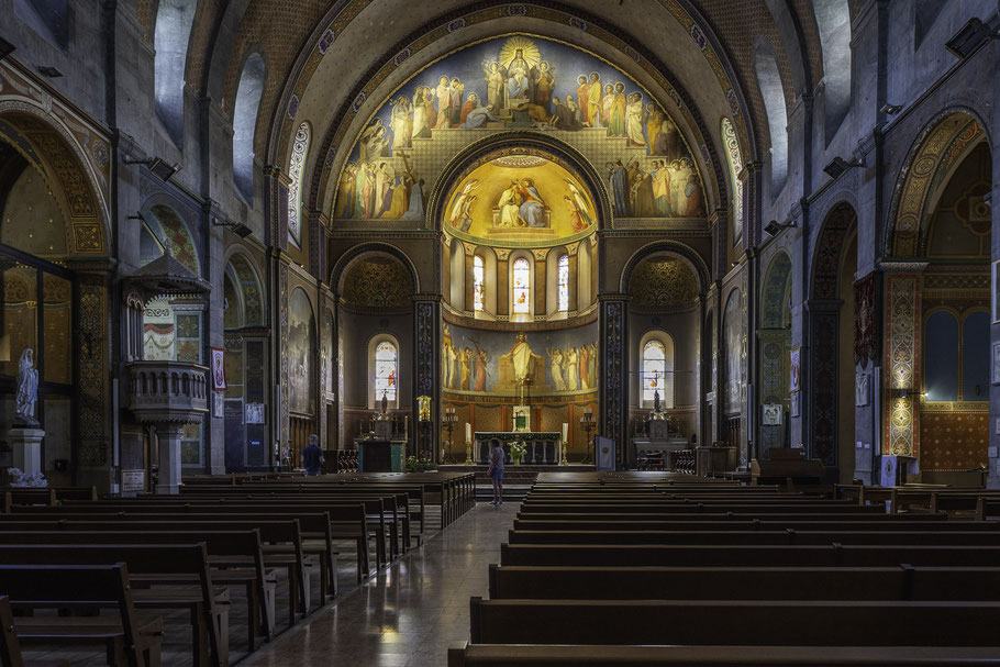 Bild: Im Innern der Église Notre-Dame-de-l’Assomption in Bagnères-de-Luchon