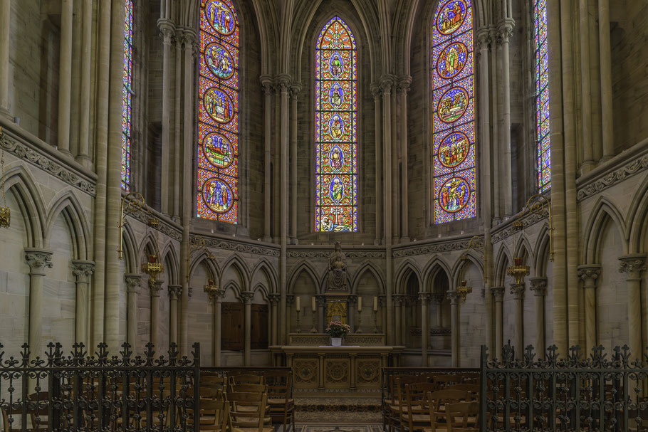 Bild: Kapelle Notre-Dame im Chorumgang in der Cathédrale Notre-Dame de Bayeux in Bayeux