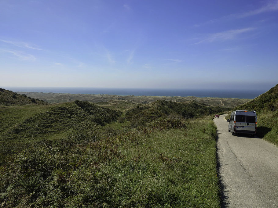 Bild: Blick von der Anfahrt auf die Dunes de Biville