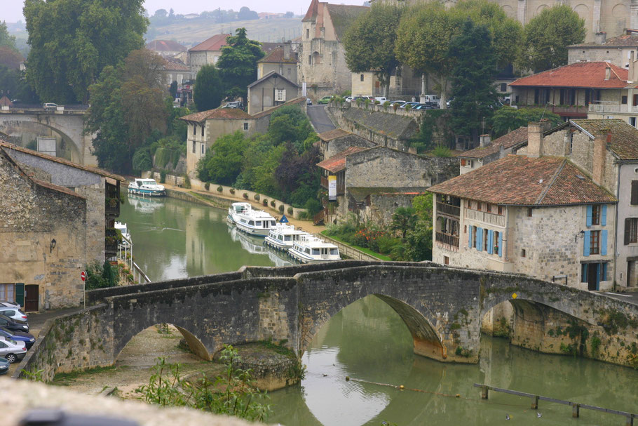 Hausboot-Tour auf dem Canal de Montech, Canal Latéral à la Garonne und Petite Baise 